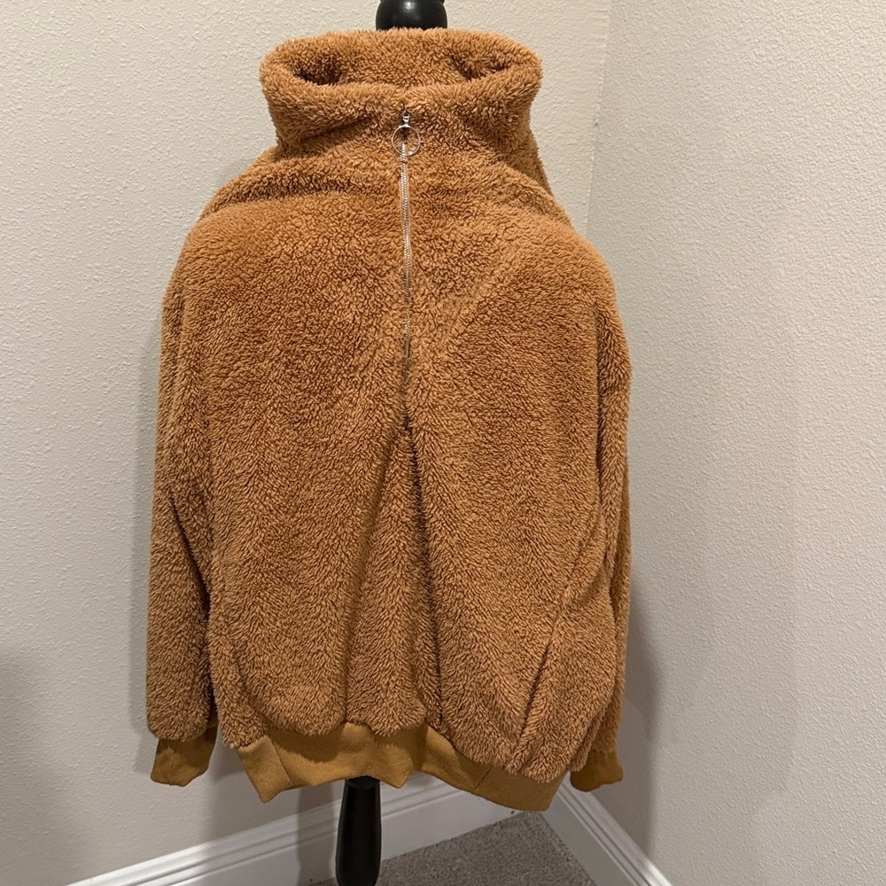 Ladies love craft Cozy Brown Fleece Pullover